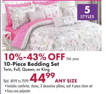 Boscov's 10-Piece Bedding Set offer