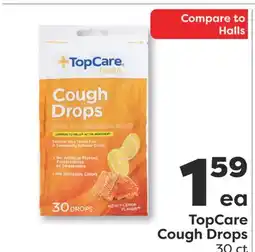 Weis Markets TopCare Cough Drops offer