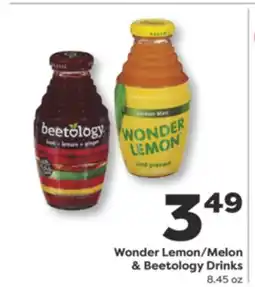 Weis Markets Wonder Lemon/Melon & Beetology Drinks offer