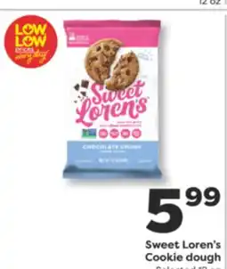 Weis Markets Sweet Loren's Cookie dough offer