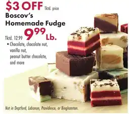 Boscov's Boscov's Homemade Fudge offer