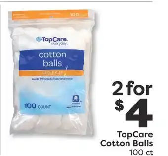 Weis Markets TopCare Cotton Balls offer