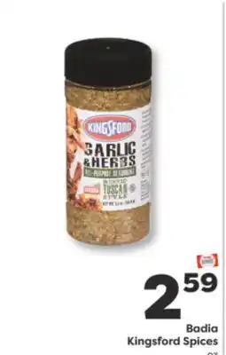 Weis Markets Badia Kingsford Spices offer