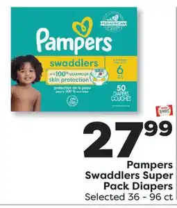 Weis Markets Pampers Swaddlers Super Pack Diapers offer