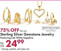 Boscov's Sterling Silver Gemstone Jewelry offer