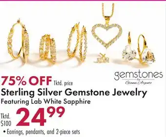 Boscov's Sterling Silver Gemstone Jewelry offer