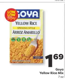 Weis Markets Goya Yellow Rice Mix offer