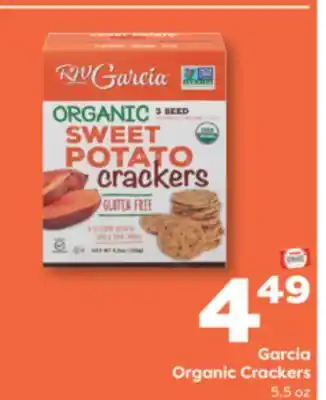 Weis Markets Garcia Organic Crackers offer