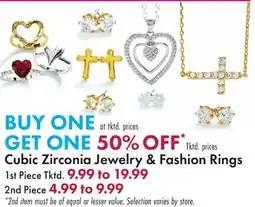 Boscov's Cubic Zirconia Jewelry & Fashion Rings offer