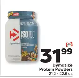 Weis Markets Dymatize Protein Powders offer