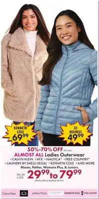 Boscov's ALMOST ALL Ladies Outerwear offer