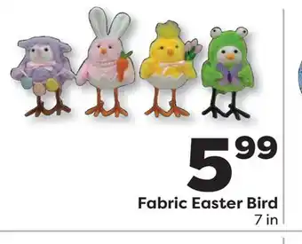 Weis Markets Fabric Easter Bird offer