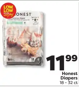 Weis Markets Honest Diapers offer