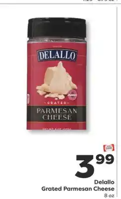 Weis Markets Delallo Grated Parmesan Cheese offer