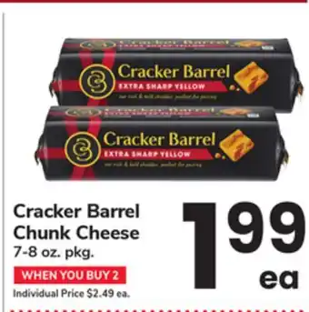 ACME Cracker Barrel Chunk Cheese offer