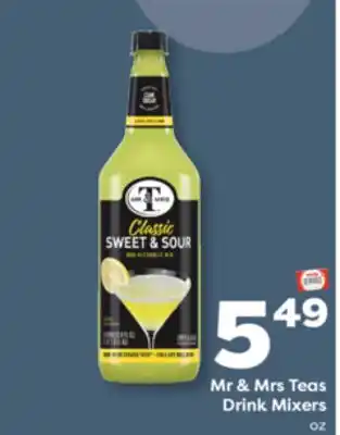 Weis Markets Mr & Mrs Teas Drink Mixers offer