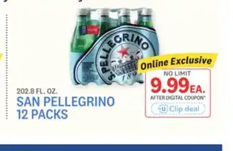 Kings Food Markets SAN PELLEGRINO 12 PACKS offer