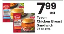 ACME Tyson Chicken Breast Sandwich offer