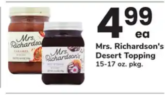 ACME Mrs. Richardson's Desert Topping offer