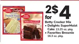 ACME Betty Crocker Mix offer