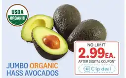 Kings Food Markets JUMBO ORGANIC HASS AVOCADOS offer