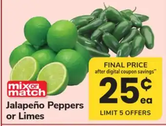 ACME Jalapeño Peppers or Limes offer