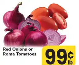 ACME Red Onions or Roma Tomatoes offer