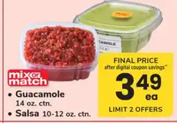 ACME Guacamole 14 oz. ctn. • Salsa 10-12 oz. ctn offer