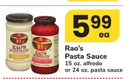 ACME Rao's Pasta Sauce offer