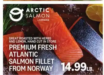 Kings Food Markets PREMIUM FRESH ATLANTIC SALMON FILLET offer