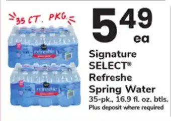 ACME Signature SELECT Refreshe Spring Water offer