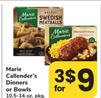 ACME Marie Callender's Dinners or Bowls offer