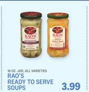 Kings Food Markets RAO'S READY TO SERVE SOUPS offer