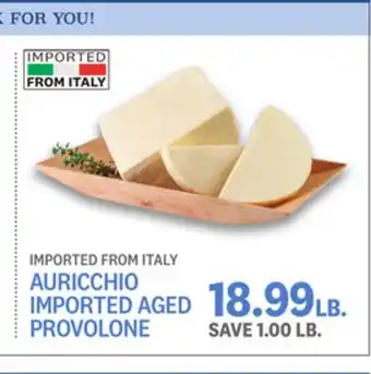 Kings Food Markets AURICCHIO IMPORTED AGED PROVOLONE offer