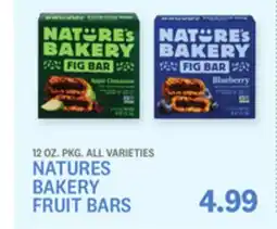 Kings Food Markets NATURES BAKERY FRUIT BARS offer