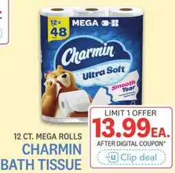 Kings Food Markets CHARMIN BATH TISSUE offer