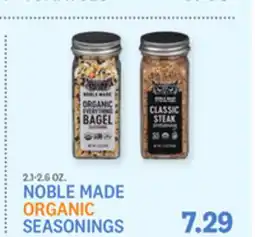 Kings Food Markets NOBLE MADE ORGANIC SEASONINGS offer