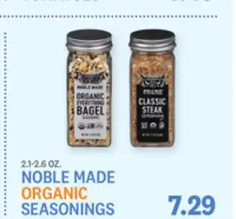 Kings Food Markets NOBLE MADE ORGANIC SEASONINGS offer