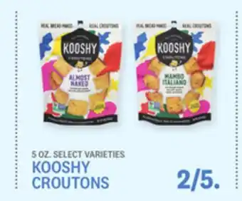 Kings Food Markets KOOSHY CROUTONS offer