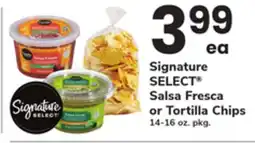 ACME Signature SELECT Salsa Fresca or Tortilla Chips offer