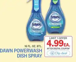 Kings Food Markets DAWN POWERWASH DISH SPRAY offer