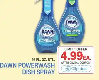 Kings Food Markets DAWN POWERWASH DISH SPRAY offer