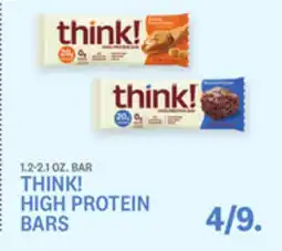 Kings Food Markets THINK! HIGH PROTEIN BARS offer