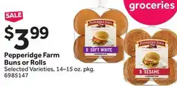 Stop&Shop Pepperidge Farm Buns or Rolls offer