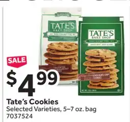 Stop&Shop Tate's Cookies offer