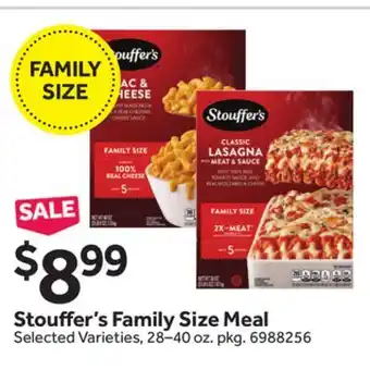 Stop&Shop Stouffer's Family Size Meal offer