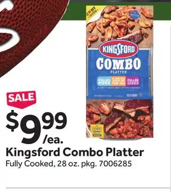 Stop&Shop Kingsford Combo Platter offer