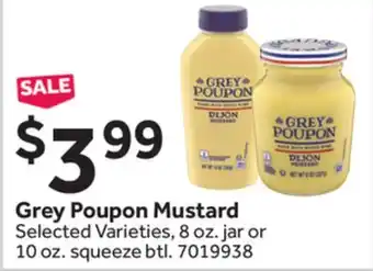 Stop&Shop Grey Poupon Mustard offer