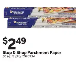 Stop&Shop Stop & Shop Parchment Paper offer