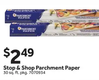 Stop&Shop Stop & Shop Parchment Paper offer